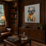 Dapper Companion - hand-painted oil painting on canvas