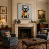 Dapper Companion - hand-painted oil painting on canvas