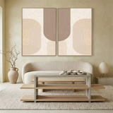 Twin Arches — hand-painted oil painting on canvas