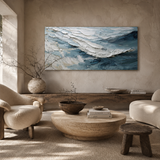 Coastal Surge — hand-painted oil painting on canvas