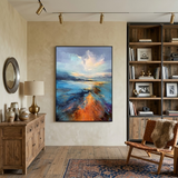 Radiant Journey — hand-painted oil painting on canvas