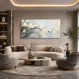 Blooming Tranquility — hand-painted oil painting on canvas
