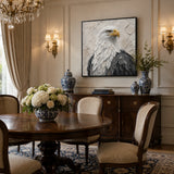 Eagle Watch - hand-painted oil painting on canvas