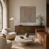 Textured Pathways — hand-painted oil painting on canvas