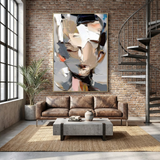 Fragmented Gaze — hand-painted oil painting on canvas