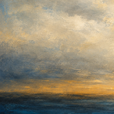 Golden Horizon - hand-painted oil painting on canvas by Realoilart