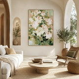 Garden Elegance — hand-painted oil painting on canvas
