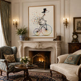 Feathered Ride - hand-painted oil painting on canvas