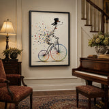 Feathered Ride - hand-painted oil painting on canvas