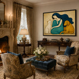 Gentle Kinship - hand-painted oil painting on canvas