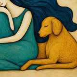Gentle Kinship - hand-painted oil painting on canvas