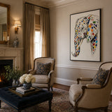 Ivory Memory - hand-painted oil painting on canvas