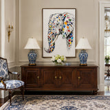 Ivory Memory - hand-painted oil painting on canvas