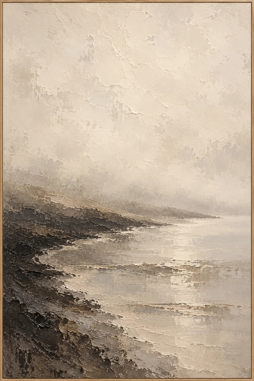 Coastal Veil — Seascape oil painting