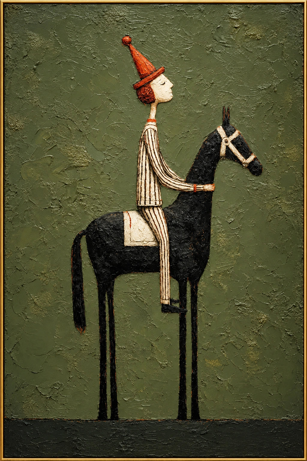 Pensive Cavalier - Original