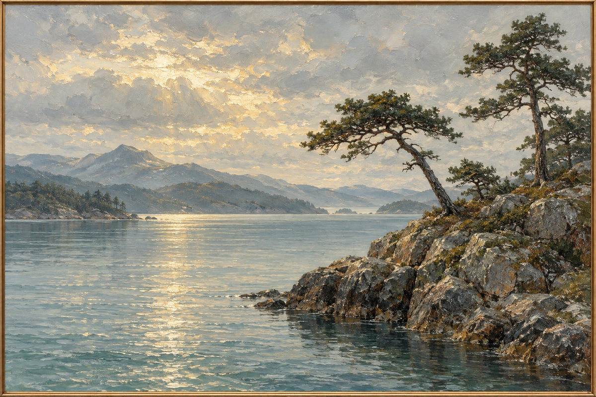 Still Inlet — Landscape oil painting