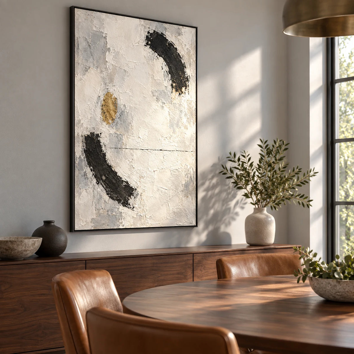 Unwritten Arc oil painting - dining room view