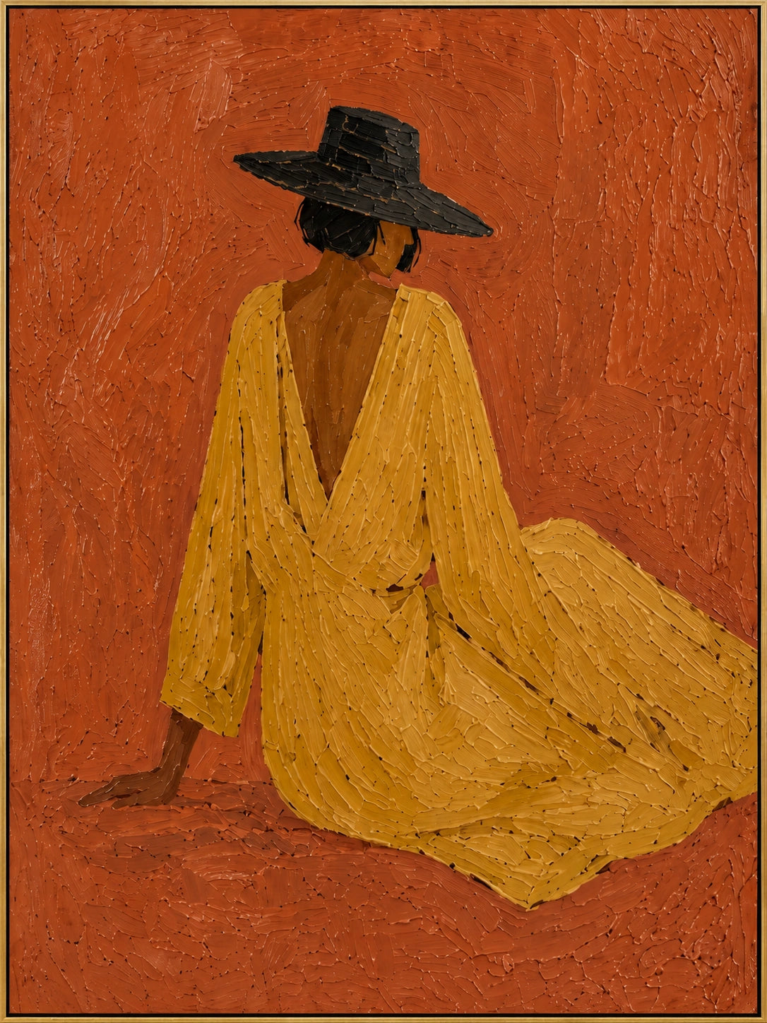 Saffron Stillness - Original
