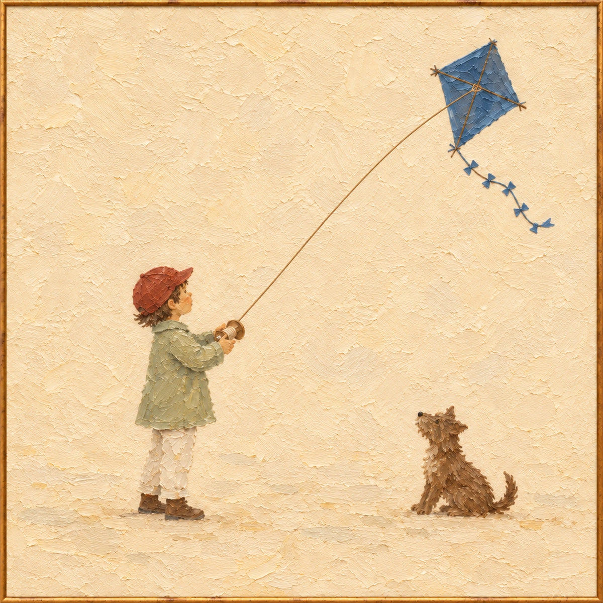 A Little Flight - original oil painting