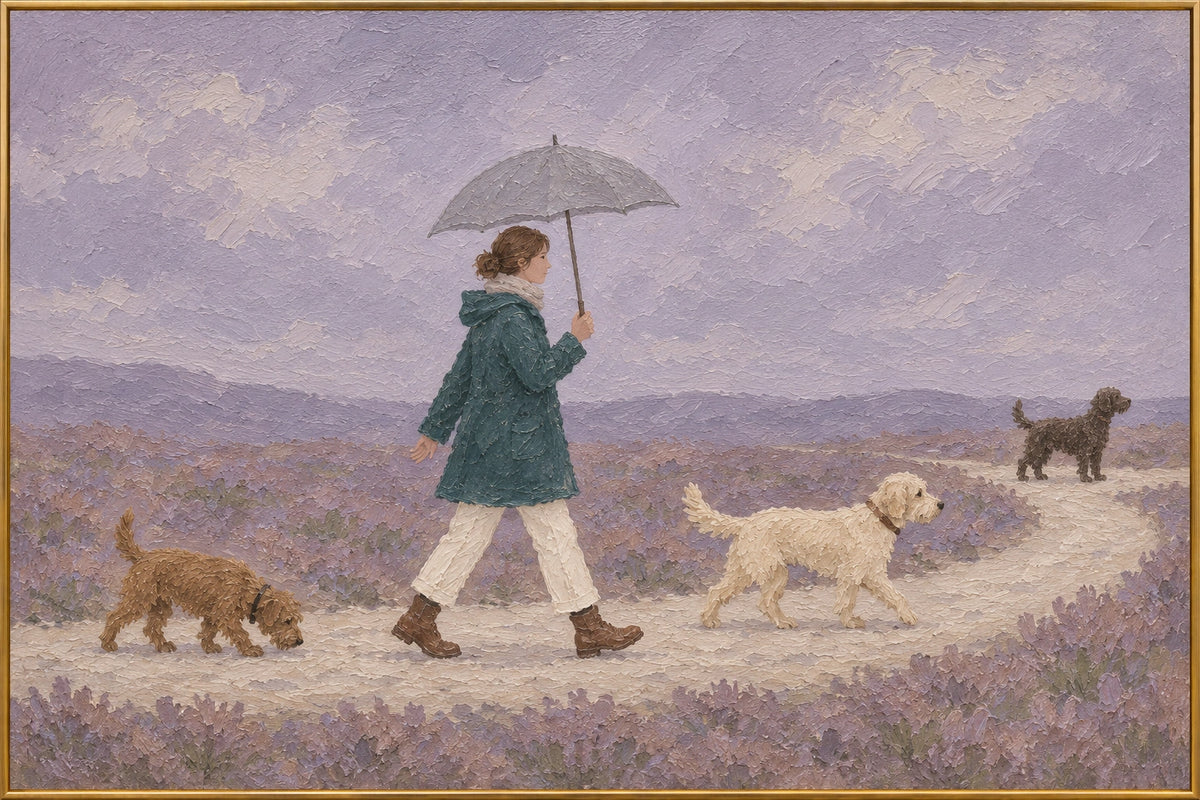 Under Clouded Skies - original oil painting