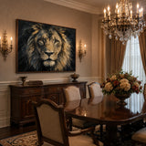 Umber Majesty - hand-painted oil painting on canvas