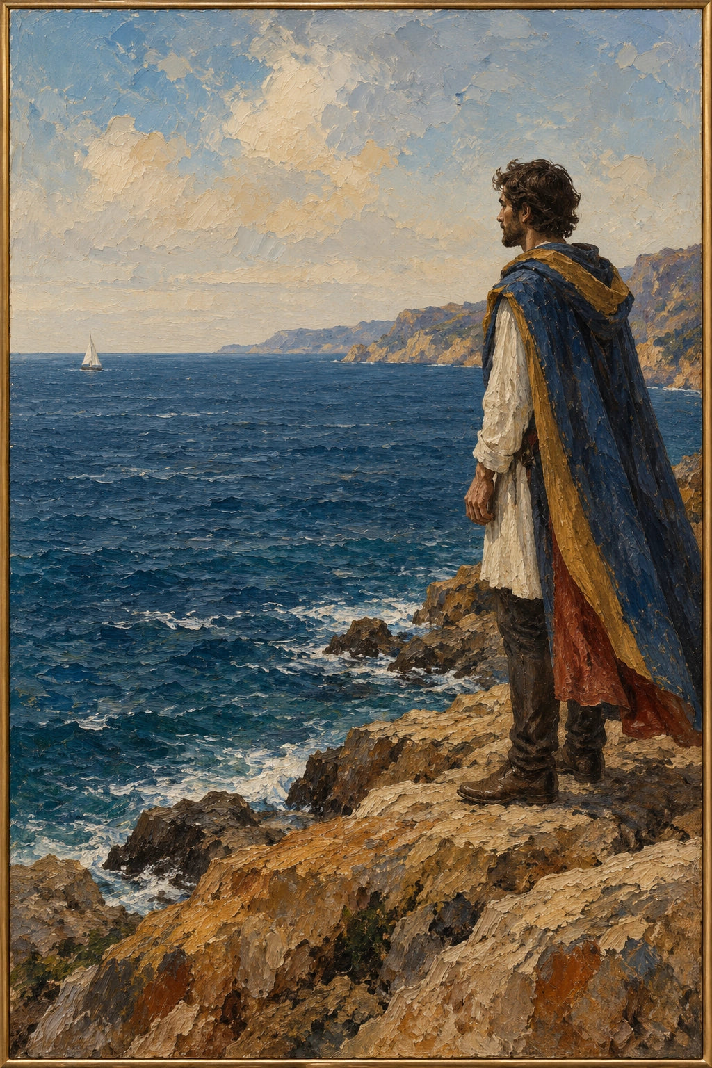 Beyond the Cape — Figurative oil painting