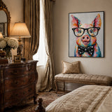 Whisker Bloom - hand-painted oil painting on canvas