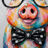 Whisker Bloom - hand-painted oil painting on canvas