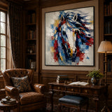 Windborne Spirit - hand-painted oil painting on canvas