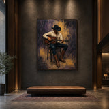 Cowboy Guitar - straight-on front view
