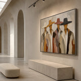 Western Quartet - displayed from a left 30-degree room angle