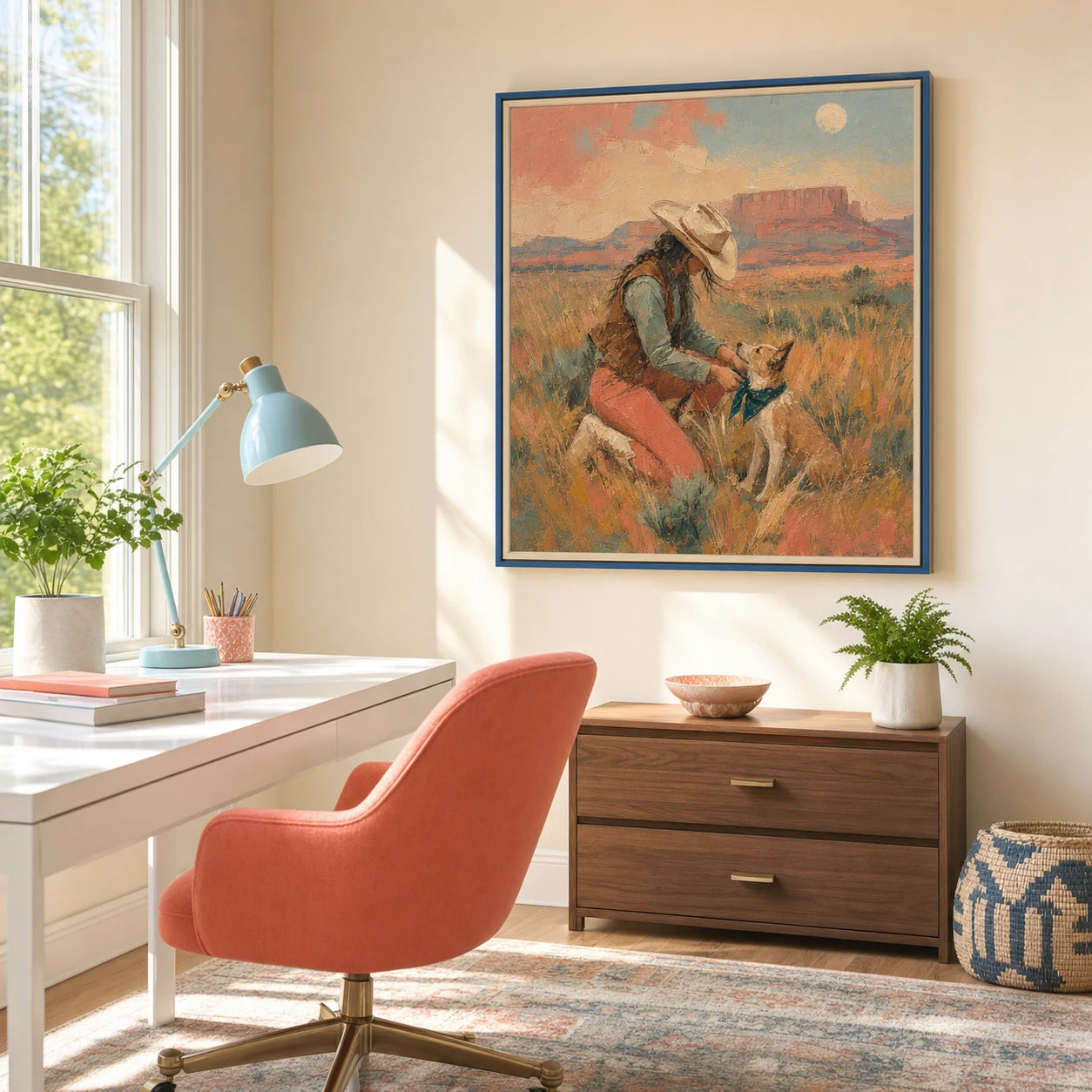 Canyon Kindred displayed from a left 30-degree room angle