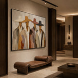 Western Quartet - displayed from a right 45-degree room angle