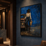 Truck Cowgirl - displayed from a right 45-degree room angle