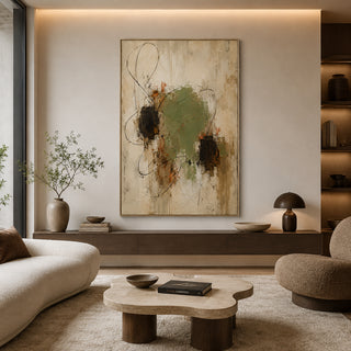 Verdant Whisper - hand-painted oil painting on canvas by Realoilart