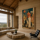 Scarlet Rodeo shown from a wider interior view