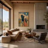 Blue Hour Mare shown from a wider interior view
