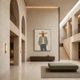 Sage Cowboy - shown from a wider interior view