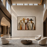 Western Quartet - shown from a wider interior view