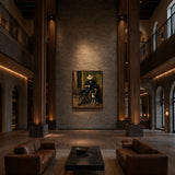 Cowboy Companion - shown from a wider interior view