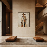 Patchwork Cowboy - shown from a wider interior view