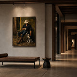 Cowboy Companion - shown from a close oblique interior angle