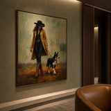 Dog Walk - shown from a close oblique interior angle