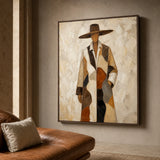 Patchwork Cowboy - shown from a close oblique interior angle