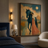 Blue Hour Mare shown from a close oblique interior angle