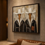 White Ranchers - shown from a close oblique interior angle