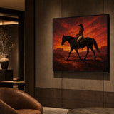 Sunset Rider - shown from a close oblique interior angle