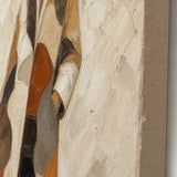 Patchwork Cowboy - canvas edge and painted side detail