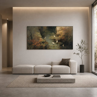 Hidden Marsh — hand-painted oil painting on canvas