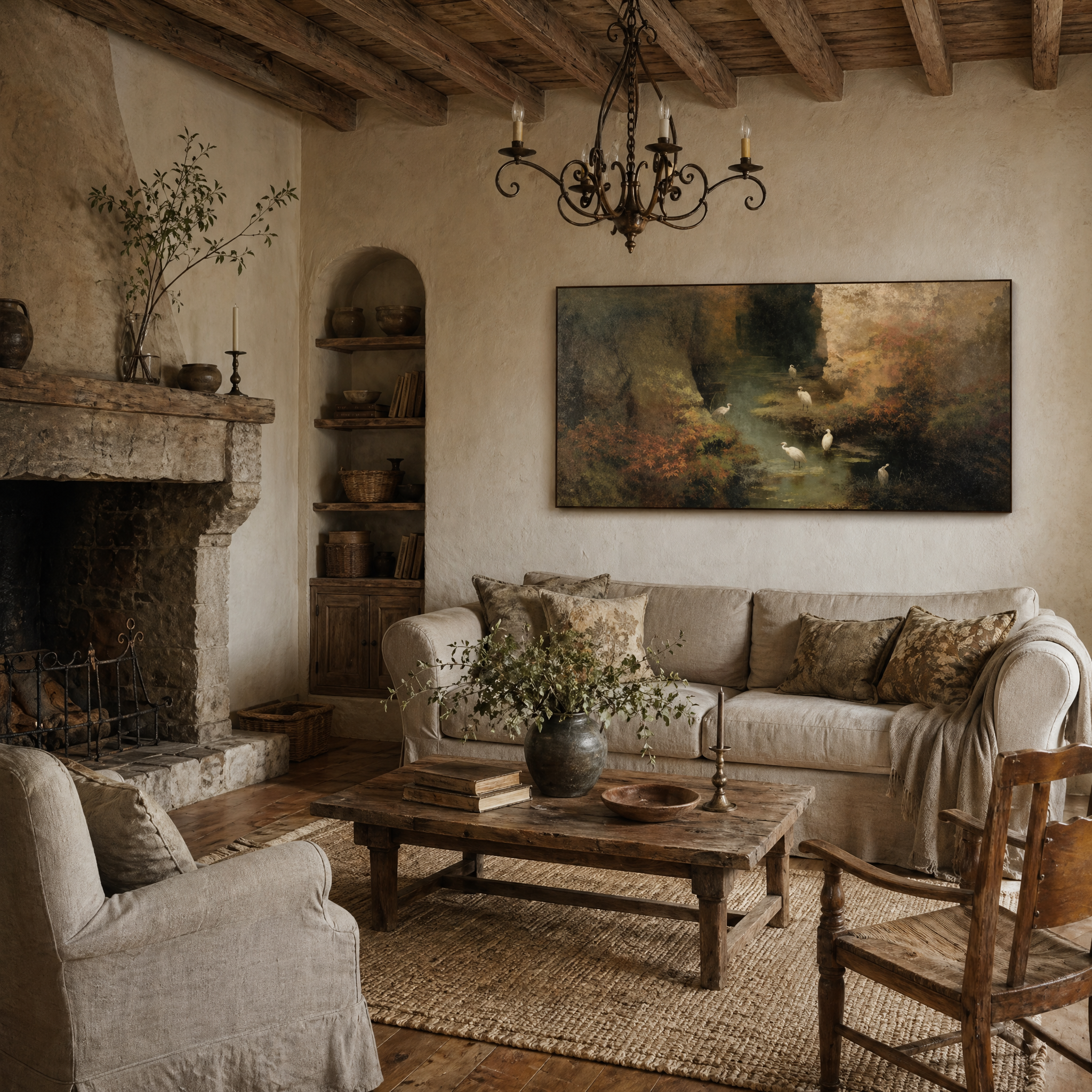 Hidden Marsh - hand-painted bird oil painting on canvas detail 2 by Realoilart